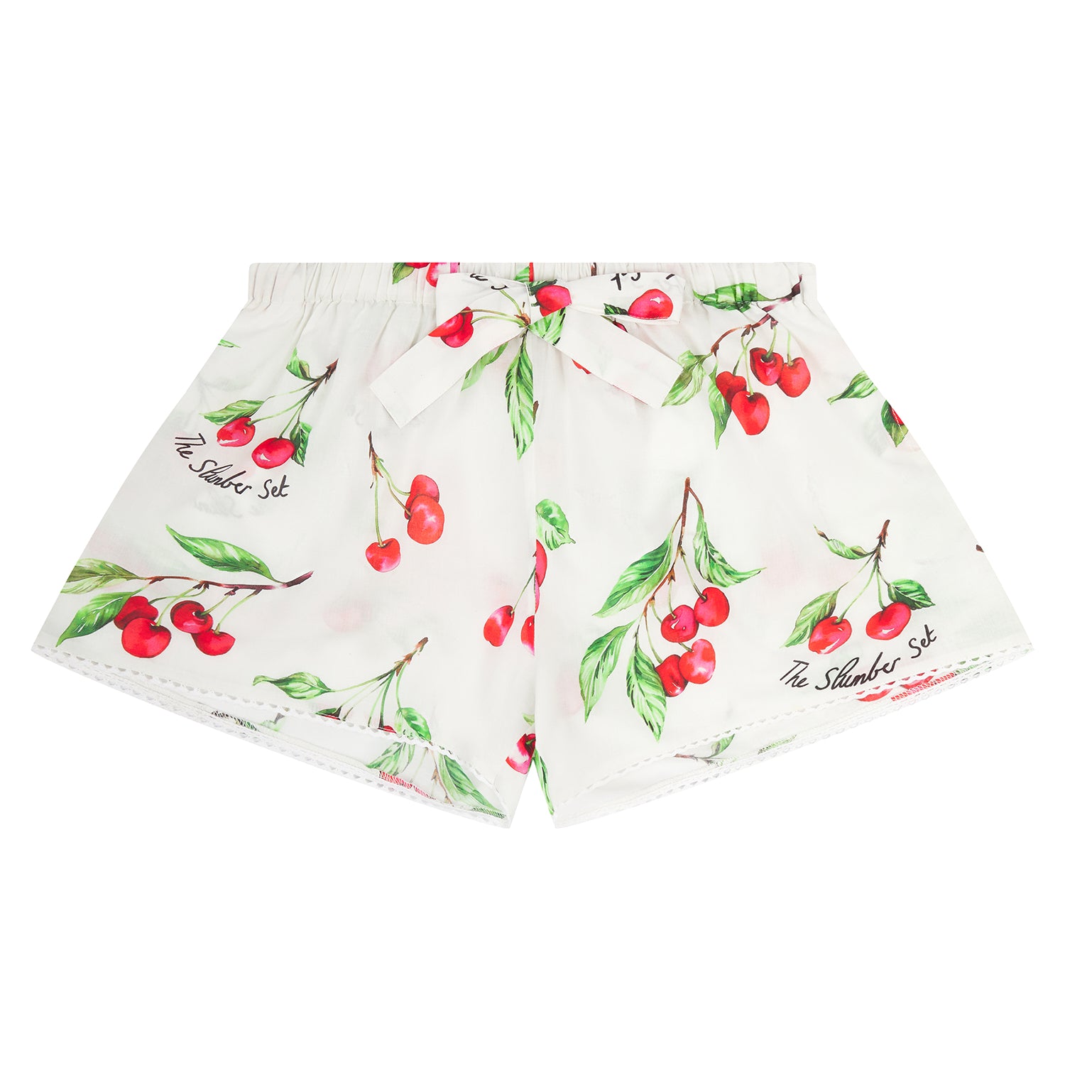 Mini-Me Frill Top & Short Set - Cherry Print