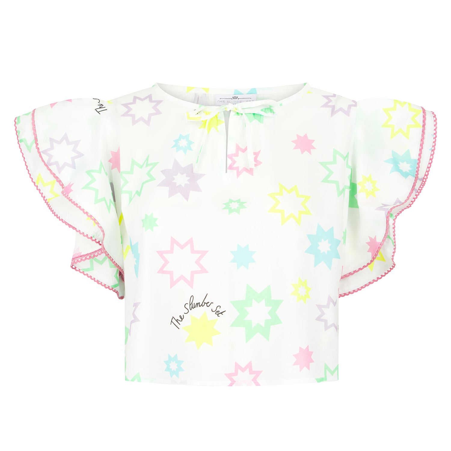 Mini-Me Frill Top & Short Set - Star Print